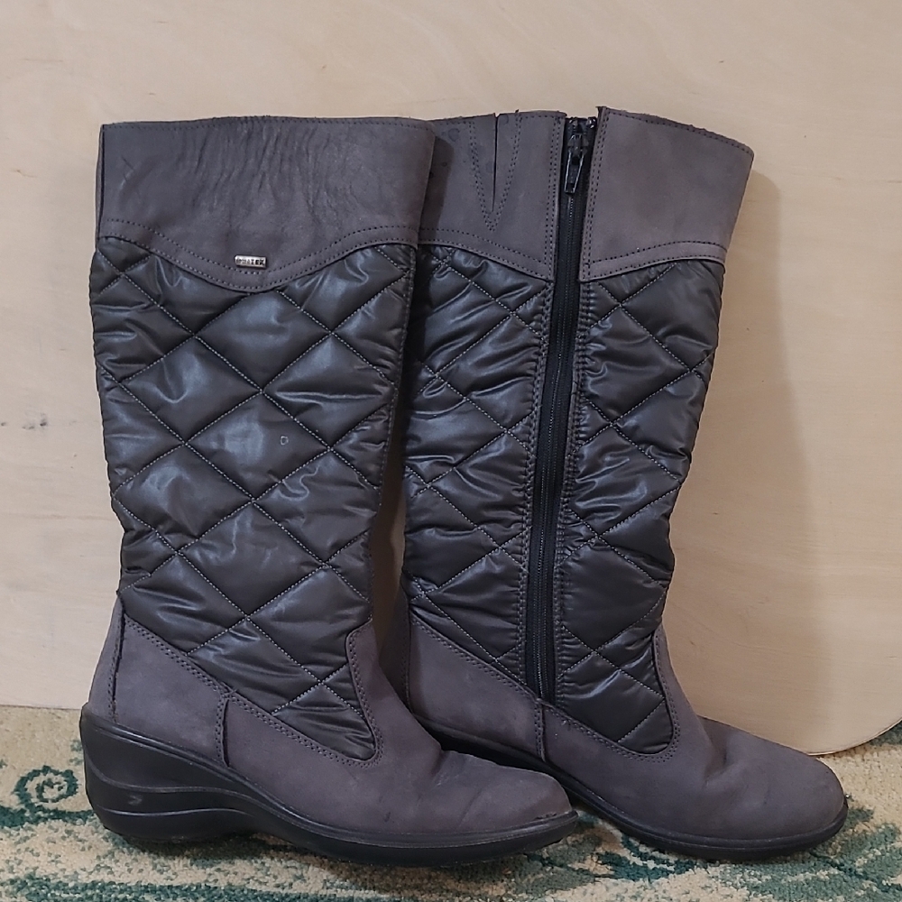 Oritex Grey warm & fashionable Comfortable Winter Boots,Sz 37,Us6.5